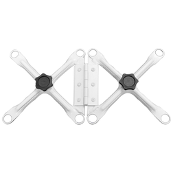 WHITE 6"x6"(15x15cm) HINGE CONNECTOR - WHITE 6"x6"(15x15cm) HINGE CONNECTOR