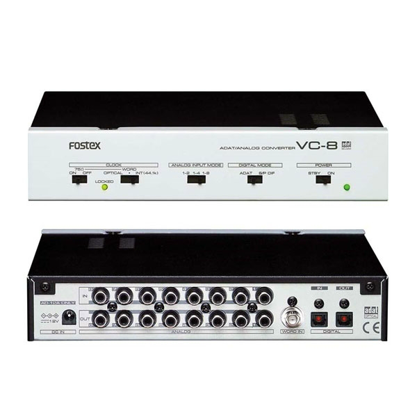 FOSTEX VC-8 ADAT/Analog Converter コンバーター FOSTEX VC-8 ADAT/ANALOG コンバーター 楽器・機材