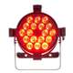 Retro Flat Par 18x12W RGBW - Retro Flat Par 18x12W RGBW