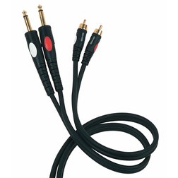 Gold Line DH535 2x RCA M - 2x Mono Jack M - Gold Line DH535 2x RCA M - 2x Mono Jack M