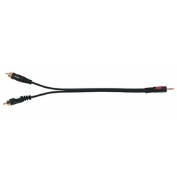Gold Line DH635 Stereo Mini Jack M - 2x RCA M - Gold Line DH635 Stereo Mini Jack M - 2x RCA M