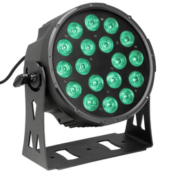Light Outdoor FLAT PRO PAR CAN 18 IP65 - 18 x 10 W RGBWA - Light Outdoor FLAT PRO PAR CAN 18 IP65 - 18 x 10 W RGBWA