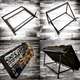 Blued Steel System Stand - Blued Steel System Stand
