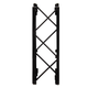 BLACK 8"x8"(20x20cm) SQUARE, 24"(60cm) LONG TRUSS SECTION - BLACK 8"x8"(20x20cm) SQUARE, 24"(60cm) LONG TRUSS SECTION