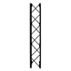 BLACK 8"x8"(20x20cm) SQUARE, 47"(120cm) LONG TRUSS SECTION - BLACK 8"x8"(20x20cm) SQUARE, 47"(120cm) LONG TRUSS SECTION