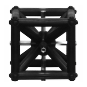 Odyssey BLACK 6"x6"x6"(15x15x15cm) SQUARE CUBE CONNECTOR