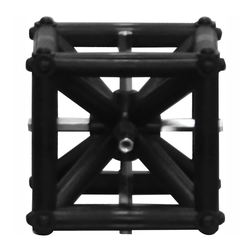 BLACK 6"x6"x6"(15x15x15cm) SQUARE CUBE CONNECTOR - BLACK 6"x6"x6"(15x15x15cm) SQUARE CUBE CONNECTOR