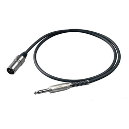 BULK230LU1 stereo jack M - XLR M 1m - BULK230LU1 stereo jack M - XLR M 1m