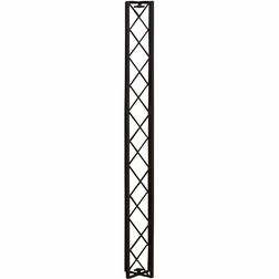 BLACK 6"x6"(15x15cm) SQUARE, 59"(150cm) LONG TRUSS SECTION - BLACK 6"x6"(15x15cm) SQUARE, 59"(150cm) LONG TRUSS SECTION