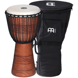 ORIGINAL AFRICAN STYLE ROPE TUNED WOOD DJEMBE 10" - ORIGINAL AFRICAN STYLE ROPE TUNED WOOD DJEMBE 10"