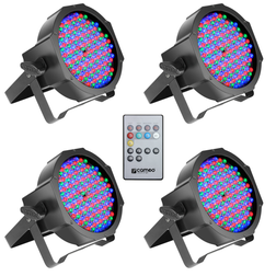 Light FLAT PAR CAN RGB 10 SET - Light FLAT PAR CAN RGB 10 SET