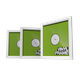 Vinyl Frame Set white -3 szt. - Vinyl Frame Set white -3 szt.
