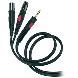 Gold Line DH570 Jack Stereo M - 3 pin XLR M + 3 pin XLR F - Gold Line DH570 Jack Stereo M - 3 pin XLR M + 3 pin XLR F