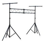 Showtec Two Stand with Truss and Two extra T-Bars