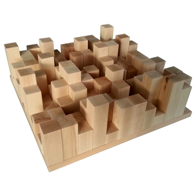 the t.akustik Diffusor Manhattan wood