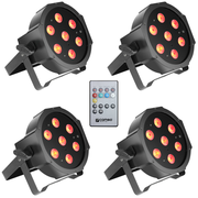 Cameo Light FLAT PAR CAN TRI 3W IR SET