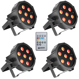 Light FLAT PAR CAN TRI 3W IR SET - Light FLAT PAR CAN TRI 3W IR SET