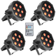 Light FLAT PAR CAN TRI 3W IR SET - Light FLAT PAR CAN TRI 3W IR SET