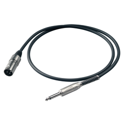 BULK220 mono Jack M - XLR M 3pin - BULK220 mono Jack M - XLR M 3pin
