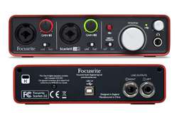 2x Alpha 65 + Focusrite Scarlett 2i2 2Gen + 2x Statywy + 2x Przewody 3m - 2x Alpha 65 + Focusrite Scarlett 2i2 2Gen + 2x Statywy + 2x Przewody 3m