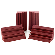 Auralex Acoustics Lenrd Bass Traps Burgundy 4