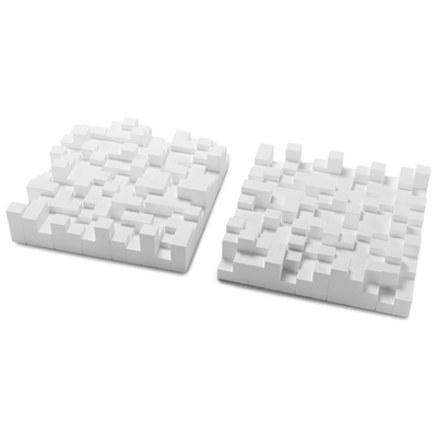 the t.akustik Diffusor Manhattan eps set