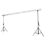 Showtec Two Stand with metal decotruss