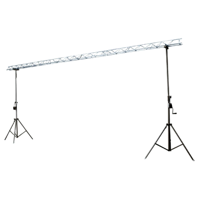 Showtec Two Stand with metal decotruss