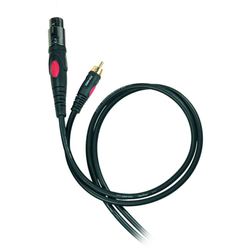 Gold Line DH580 RCA M - 3 pin XLR F - Gold Line DH580 RCA M - 3 pin XLR F