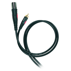 Gold Line DH585 RCA M - 3 pin XLR M - Gold Line DH585 RCA M - 3 pin XLR M