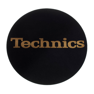 Technics Slipmata Black/Gold Logo