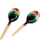 WOOD MARACAS OVAL - WOOD MARACAS OVAL