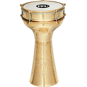 MEINL COPPER DARBUKAS BRASS-PLATED HAND-HAMMERD 7 1/2" X 14 3/4"