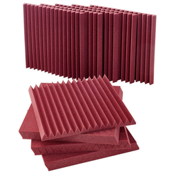 2" Studiofoam Wedges Burgundy - 2" Studiofoam Wedges Burgundy