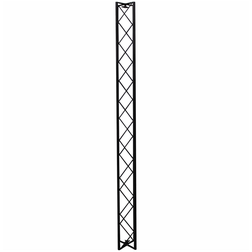 BLACK 6"x6"(15x15cm) SQUARE, 77"(195cm) LONG TRUSS SECTION - BLACK 6"x6"(15x15cm) SQUARE, 77"(195cm) LONG TRUSS SECTION