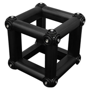 Odyssey BLACK 10"x10"x10"(25x25x25cm) SQUARE CUBE CONNECTOR