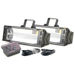2 Strobe 1500 DMX Power Bundle - 2 Strobe 1500 DMX Power Bundle