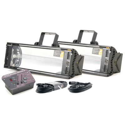 Stairville 2 Strobe 1500 DMX Power Bundle