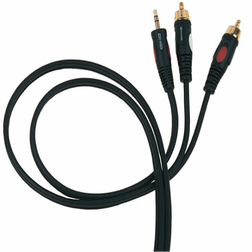 Gold Line DH520 Stereo Mini Jack M - 2x RCA M - Gold Line DH520 Stereo Mini Jack M - 2x RCA M