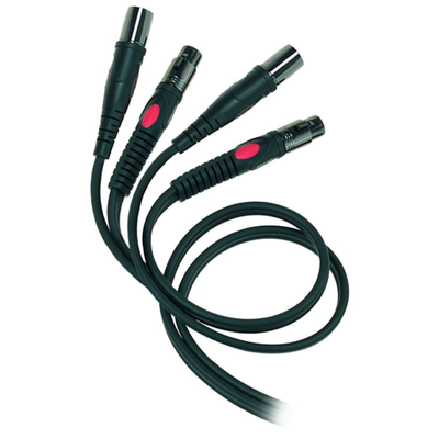 DIE HARD Gold Line DH650 3 pin XLR M - 3 pin XLR F + 3 pin XLR F - 3 pin XLR M