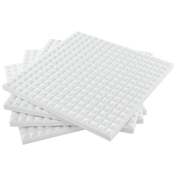Basotect Pyramid 70mm White - Basotect Pyramid 70mm White