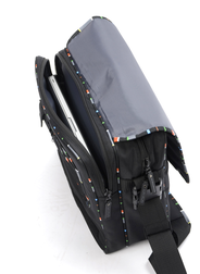 Bags Courier - Bag (Multi-Striped&Black) - Bags Courier - Bag (Multi-Striped&Black)