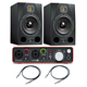 2x A8X + Focusrite Scarlett 2i2 2Gen + 2x Przewody 3m - 2x A8X + Focusrite Scarlett 2i2 2Gen + 2x Przewody 3m