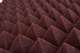 2" Studiofoam Pyramids Burgund - 2" Studiofoam Pyramids Burgund