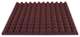 2" Studiofoam Pyramids Burgund - 2" Studiofoam Pyramids Burgund