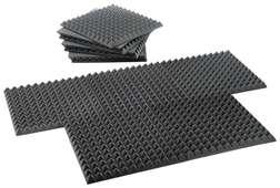 2" Studiofoam Pyramids Charcoal - 2" Studiofoam Pyramids Charcoal
