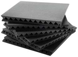 2" Studiofoam Pyramids Charcoal - 2" Studiofoam Pyramids Charcoal