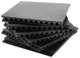 2" Studiofoam Pyramids Charcoal - 2" Studiofoam Pyramids Charcoal