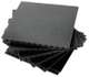 2" Studiofoam Pyramids Charcoal - 2" Studiofoam Pyramids Charcoal