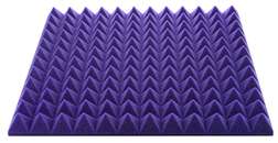 2" Studiofoam Pyramids Purple - 2" Studiofoam Pyramids Purple